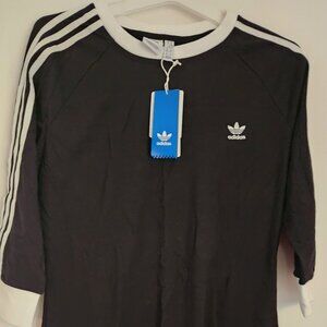 Adidas Ahtleisure Dress NWT Womens XL Stripes on Sleeve